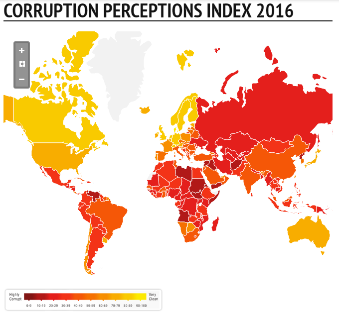 Imagen del día: España vuelve a estar entre los países europeos con mayor corrupción
