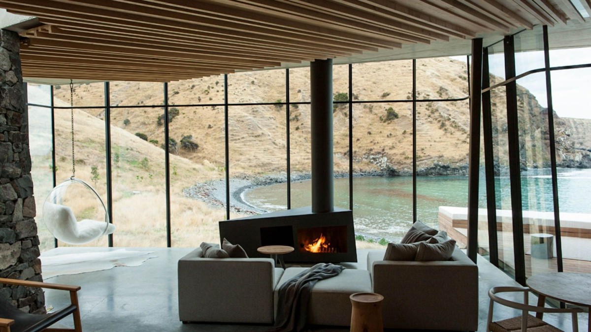 Detalle de la chimenea