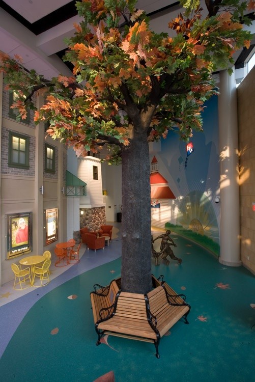 Cuando la decoración sirve para hacer más felices a los niños y llevadera su estancia en el hospital
