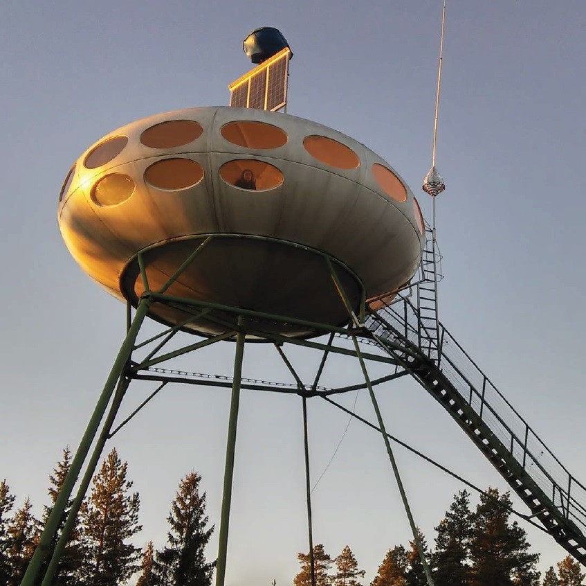 El misterio de las casas con forma de platillo volante