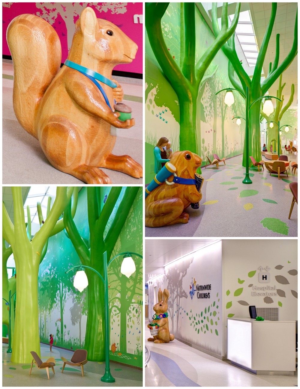 Cuando la decoración sirve para hacer más felices a los niños y llevadera su estancia en el hospital
