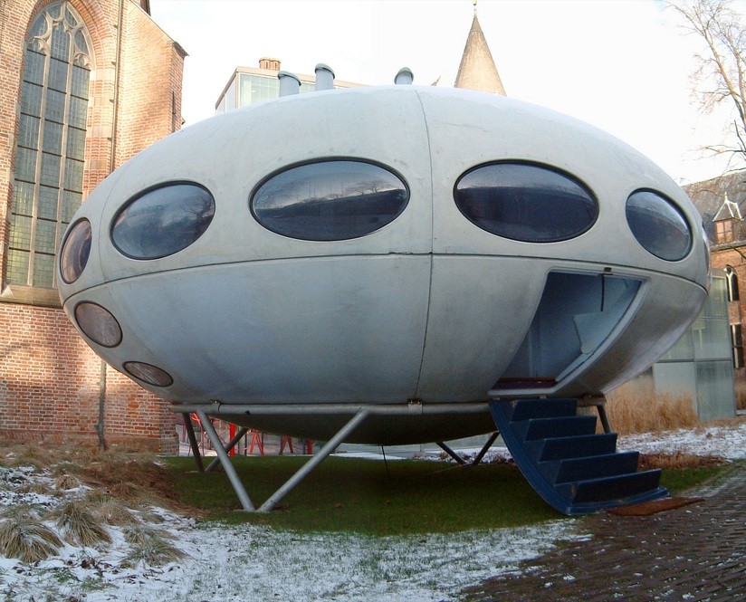 El misterio de las casas con forma de platillo volante