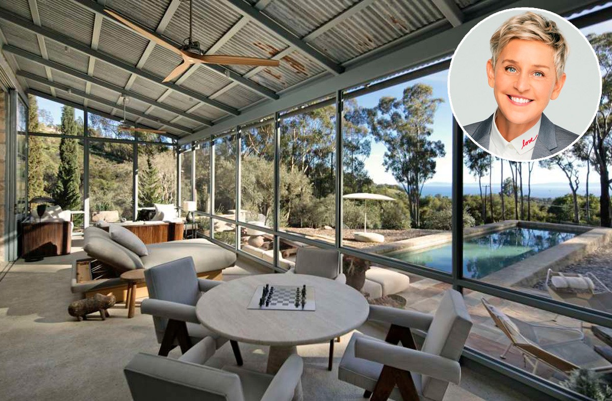  Ellen DeGeneres por fin vende su mansión por 29 millones, tras rebajarla un 31%