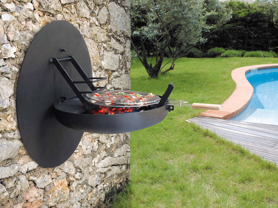 Una barbacoa de pared imagen_6