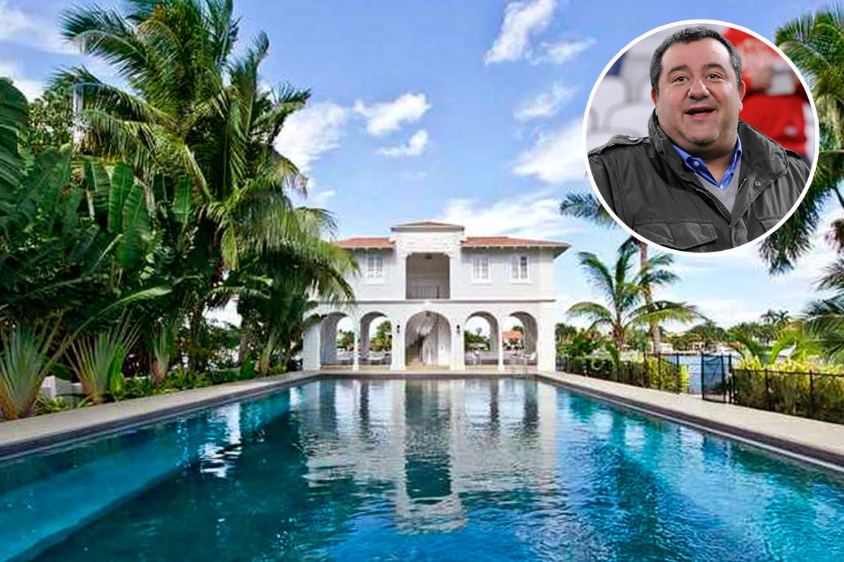 Mino Raiola, representante de Pogba, Ibrahimovic y Balotelli, vive en la casa de Al Capone