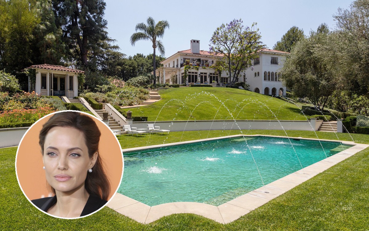 La casa de soltera de Angelina Jolie es la antigua mansión de uno de los padres de Hollywood