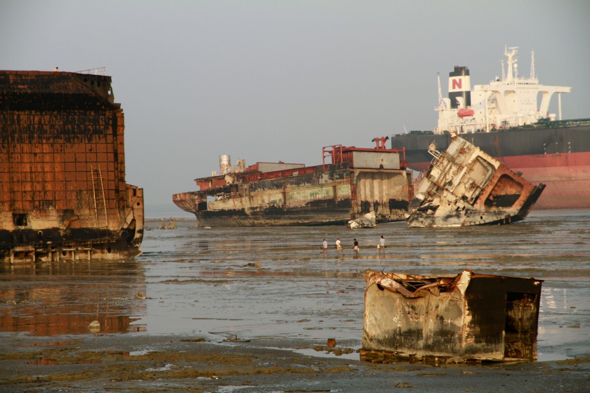 Cementerio de petroleros en Chittagong (Bangladesh). Flickr/utenriksdepartementet