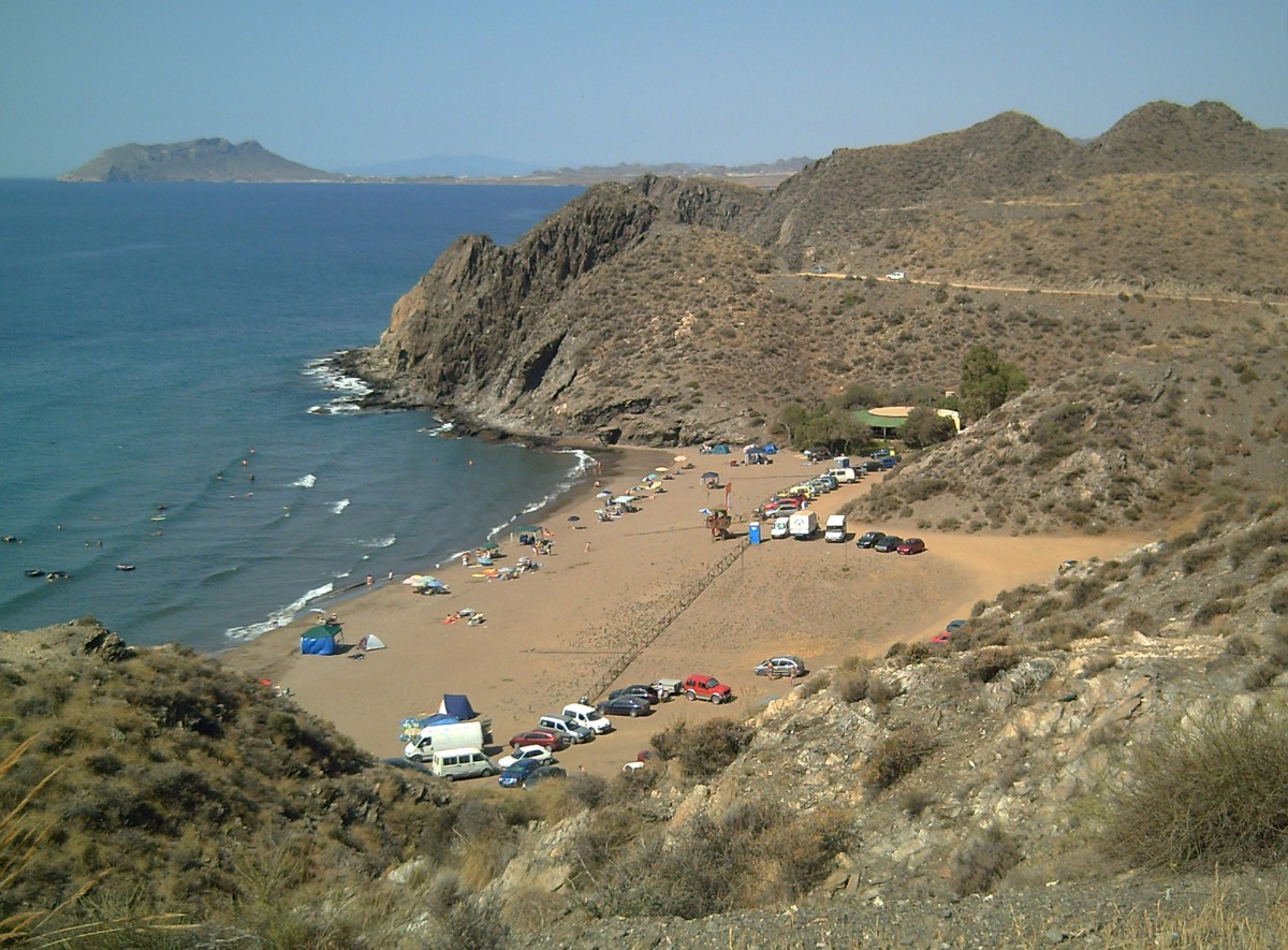 6. Playa Calnegre Playa Calnegre en Murcia
