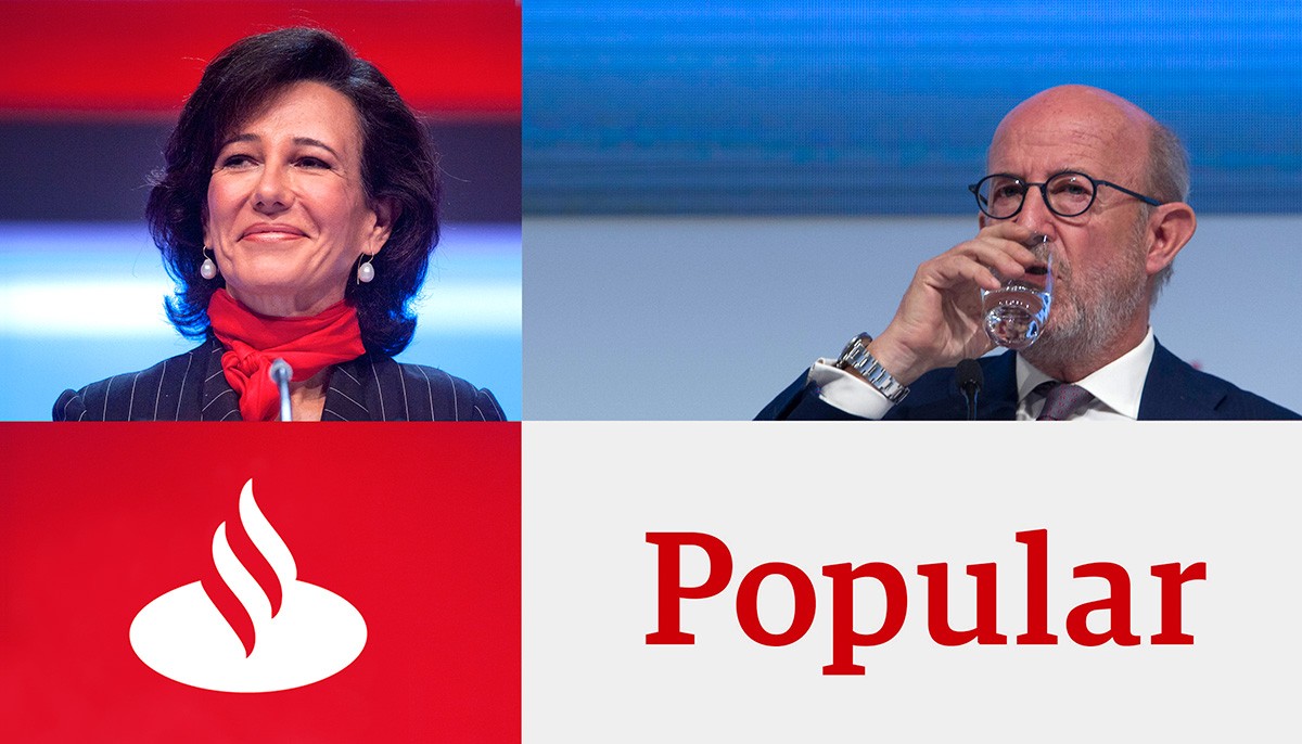 Santander compra Popular por un euro obligado por Europa y anuncia una ‘mega ampliación’ de capital