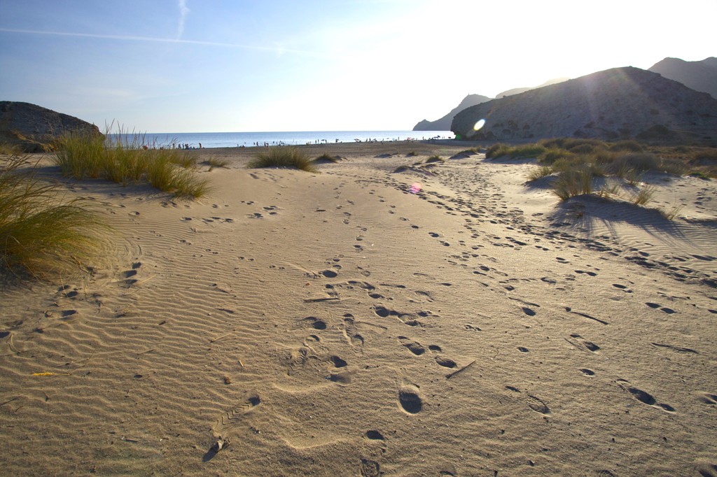 Playa El Monsul en el Cabo de Gata