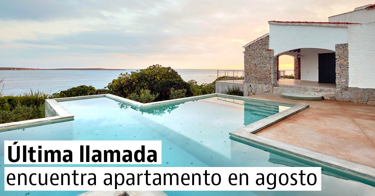 Alojamientos de última hora para agosto