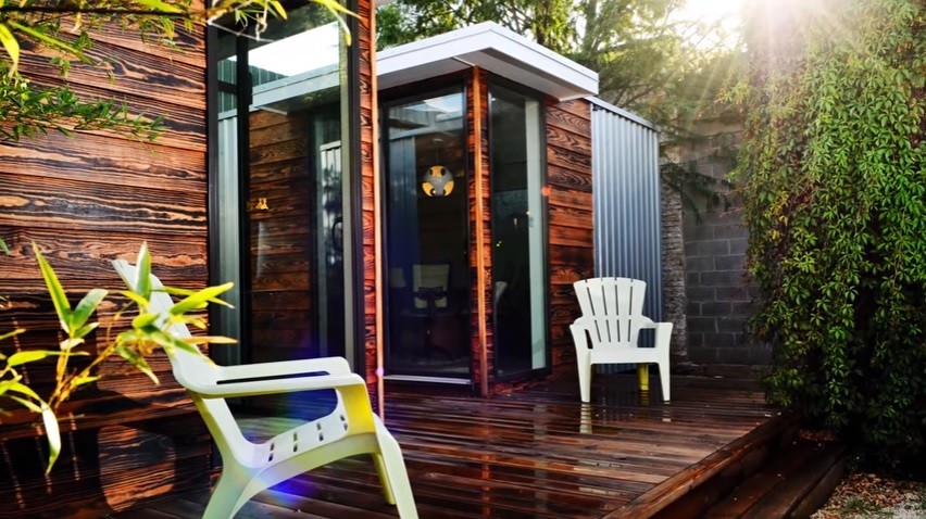 Un miniestudio, refugio o trastero en tu jardín por apenas 5.600 euros