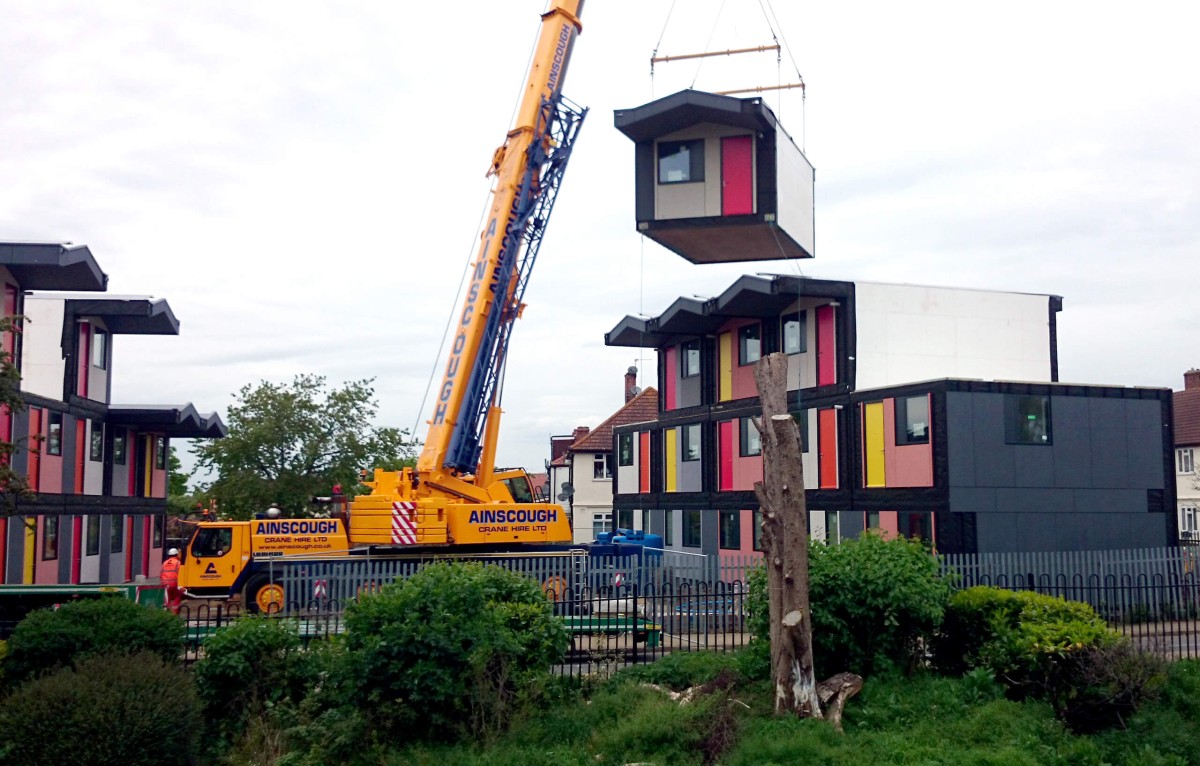 Pisos prefabricados para satisfacer la fuerte demanda de vivienda en Londres