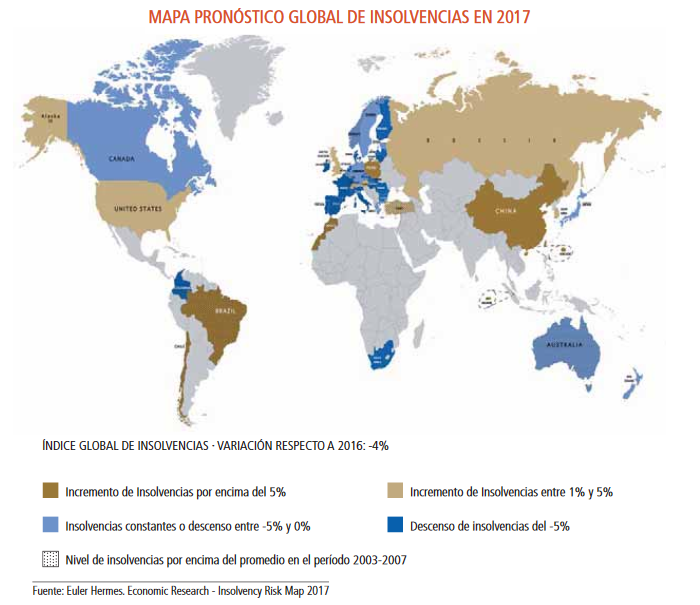 España, el país europeo donde más se redujeron las quiebras de empresas en 2016