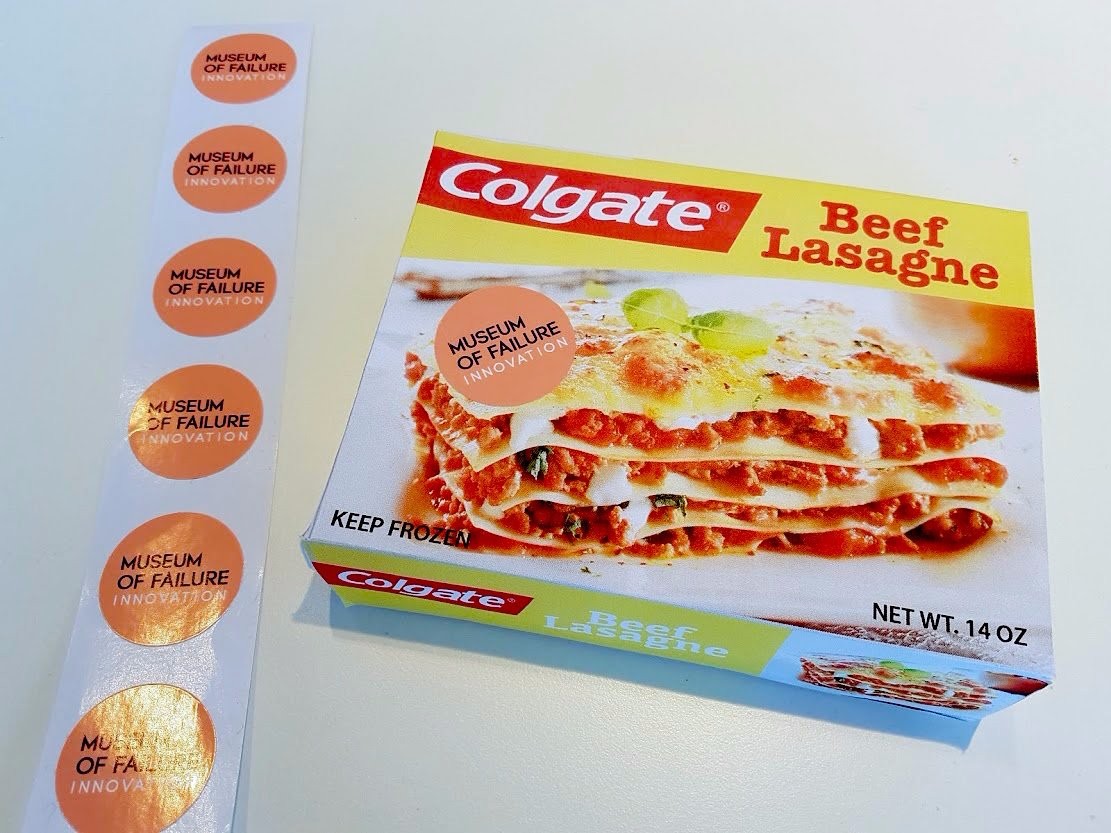 Una lasaña de Colgate o bolis para mujeres: este museo salta a la fama por mostrar productos fracasados
