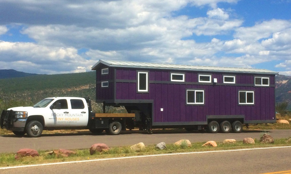Una minicasa sobre ruedas para llevarla donde tú quieras