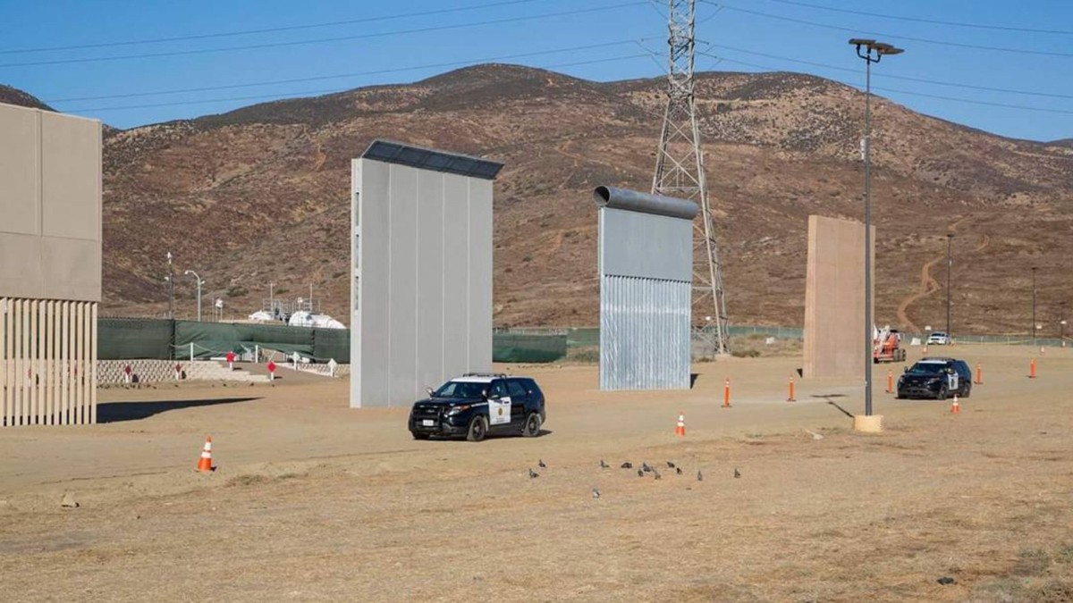 Trump ya tiene sus prototipo de muro, aunque seguramente nunca se construirá