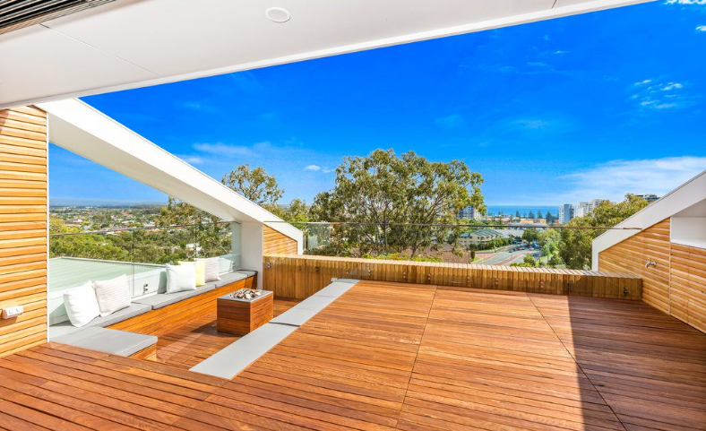 Una terraza para fiestas o para relajarse