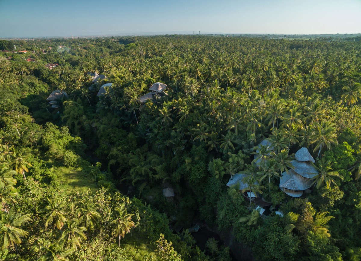 Green Village se encuentra en pleno bosque de Ubud, en la isla de Bali