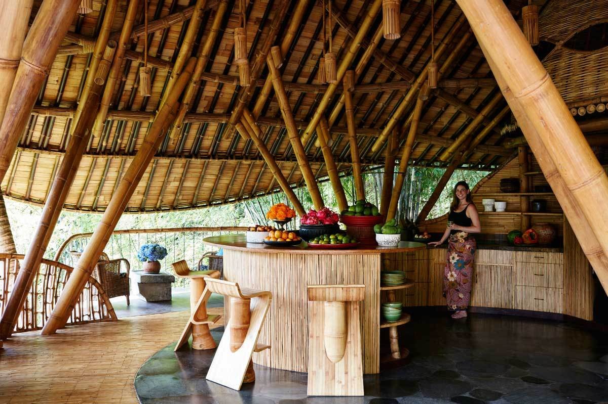 Espacios diáfanos en el interior de las villas