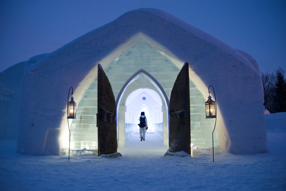 Un hotel hecho de hielo