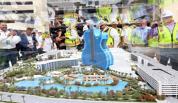 El nuevo Hard Rock Café de Miami se convertirá en el primer edificio con forma de guitarra