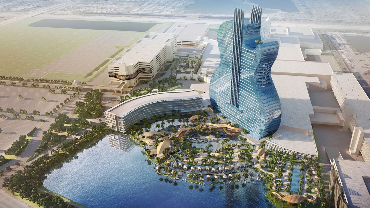 El nuevo Hard Rock Café de Miami se convertirá en el primer edificio con forma de guitarra
