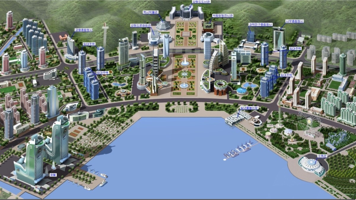 wonsan_city_central_district_re-development_investment_proposal_artists_rendition