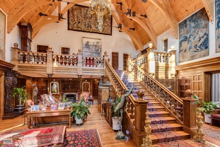 La entrada de la casa es espectacular