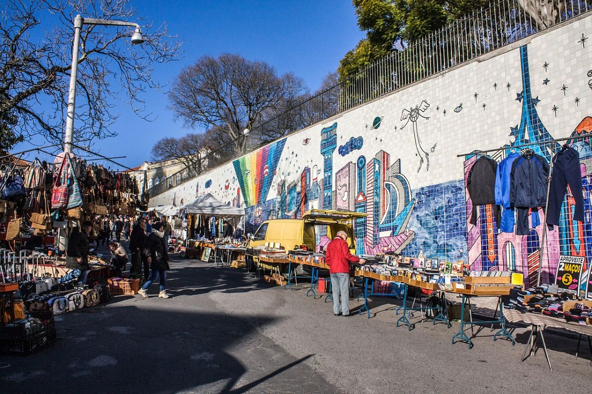 Feira da Ladra en Lisboa