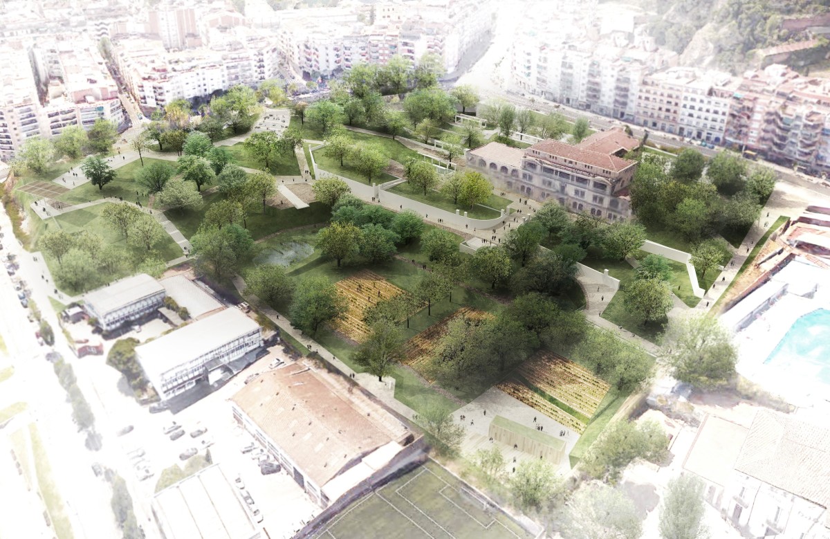 Barcelona ganará un gran pulmón verde cerca del hospital modernista de Sant Pau