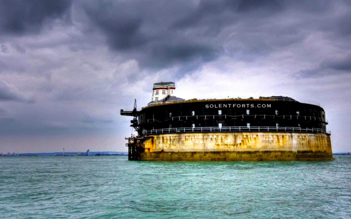 Vista aérea de la fortaleza