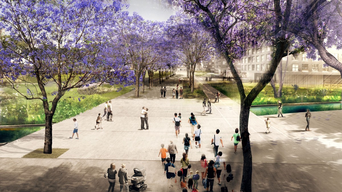 Las obras del parque de la Canòpia, el gran pulmón verde de les Glòries, empezarán en marzo