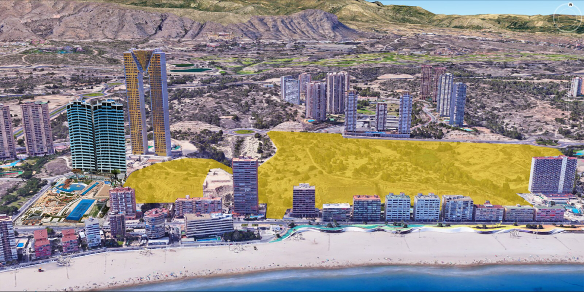 La obra nueva vuelve a Benidorm: una promotora española levantará 1.200 viviendas a pie de playa