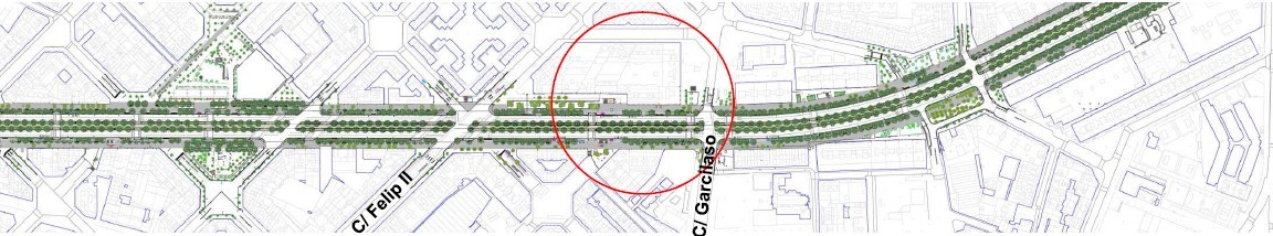 La transformación de la Meridiana de Barcelona empezará en junio y por el tramo Glòries