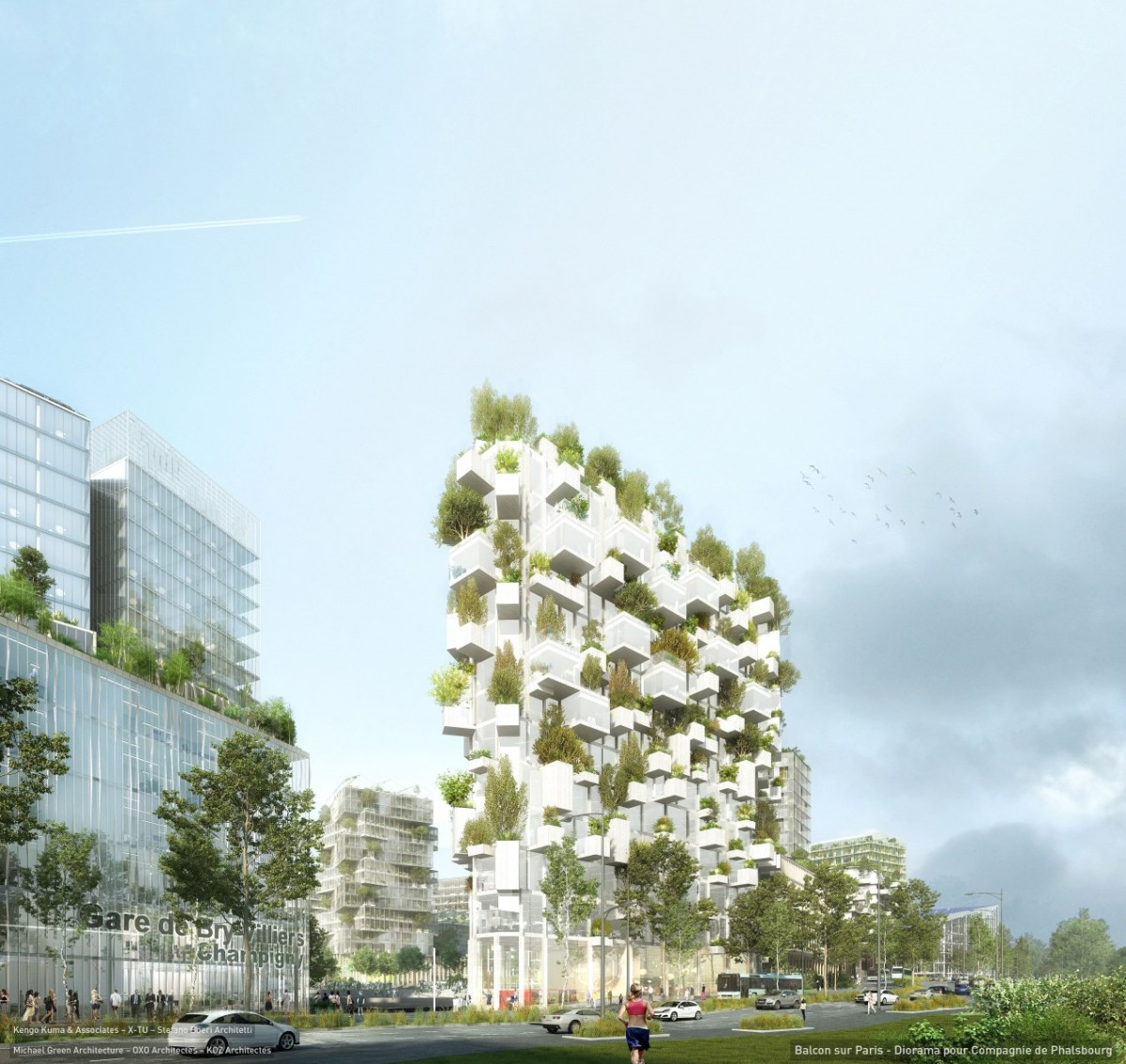 Recreación del edificio en su contexto