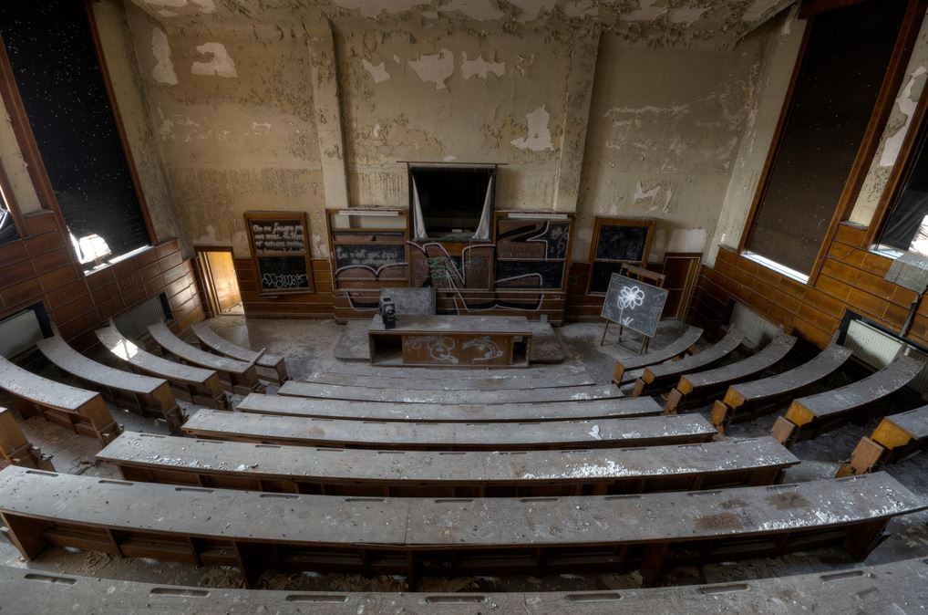 Aula abandonada