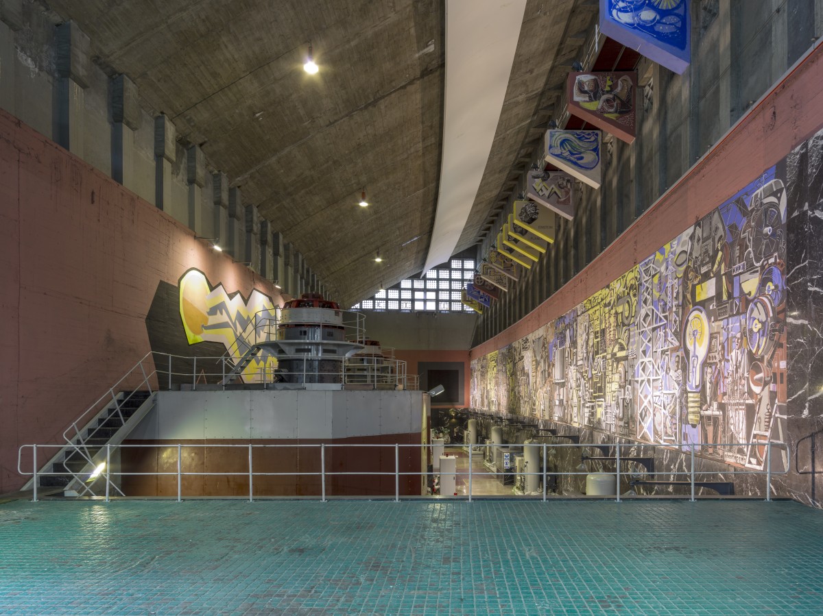 Integración artística en la Central hidroeléctrica de Salime, Asturias 