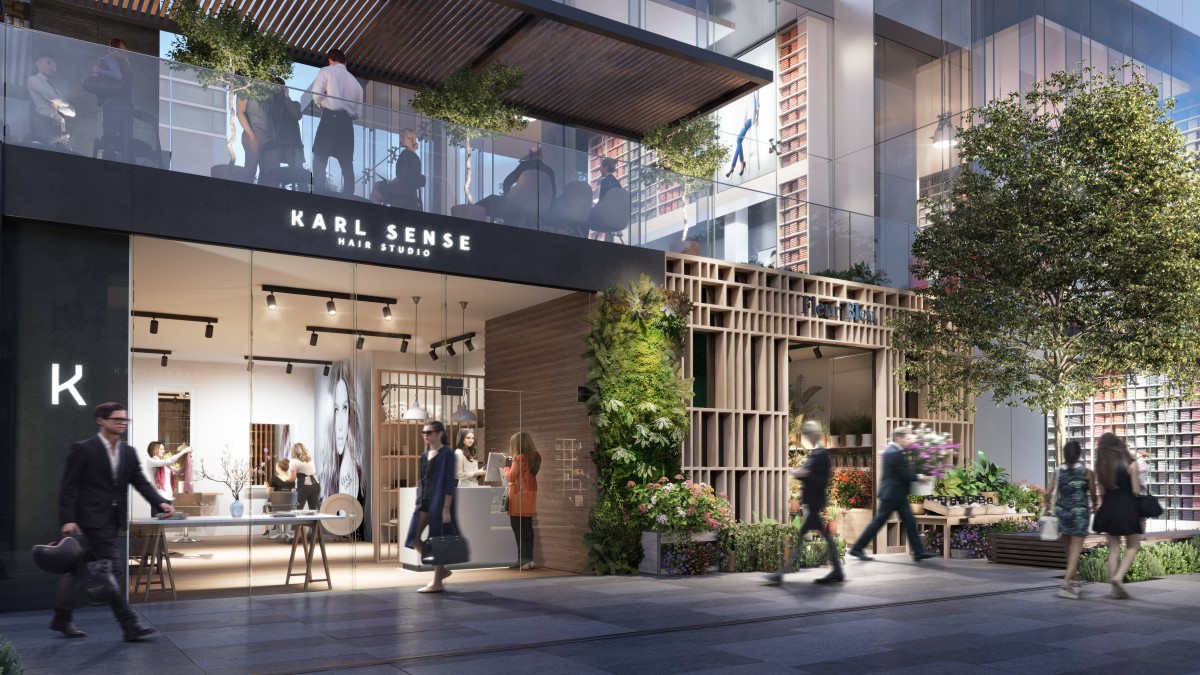 Recreación de como serán las tiendas