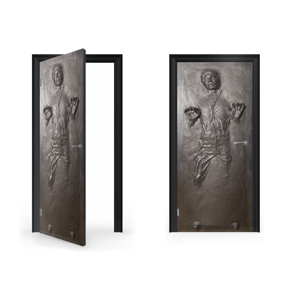 Un Han Solo en carbonita y en tu puerta Han Solo es uno de los protagonistas de la saga