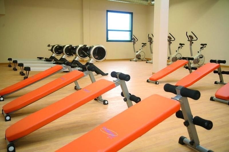 Otra parte del gimnasio