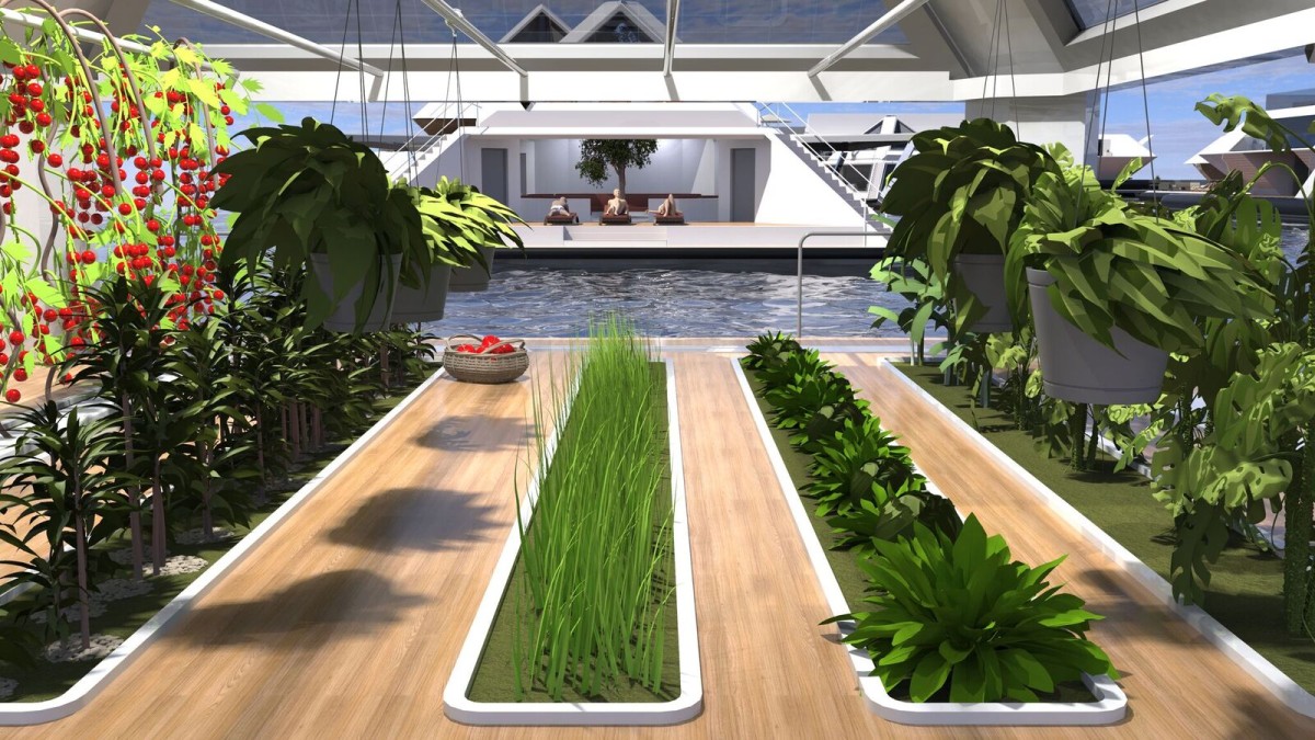 El complejo contará con granjas y huertos