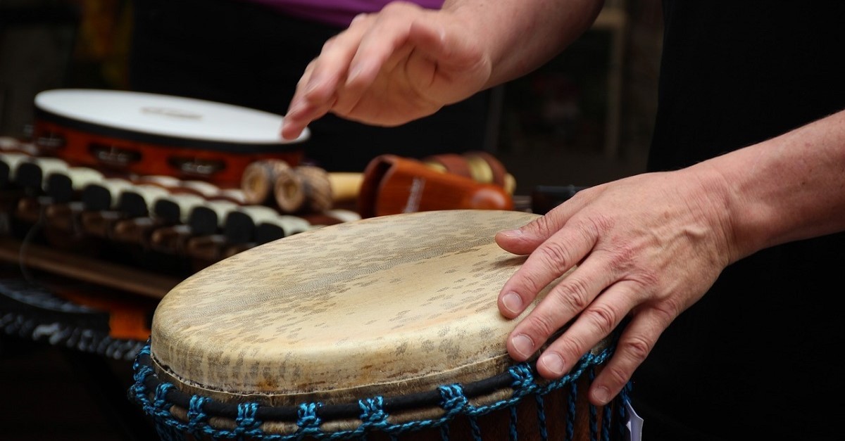 The drums at the Patum in Berga, Catalonia beat the rhythm of the incredible dancing giants