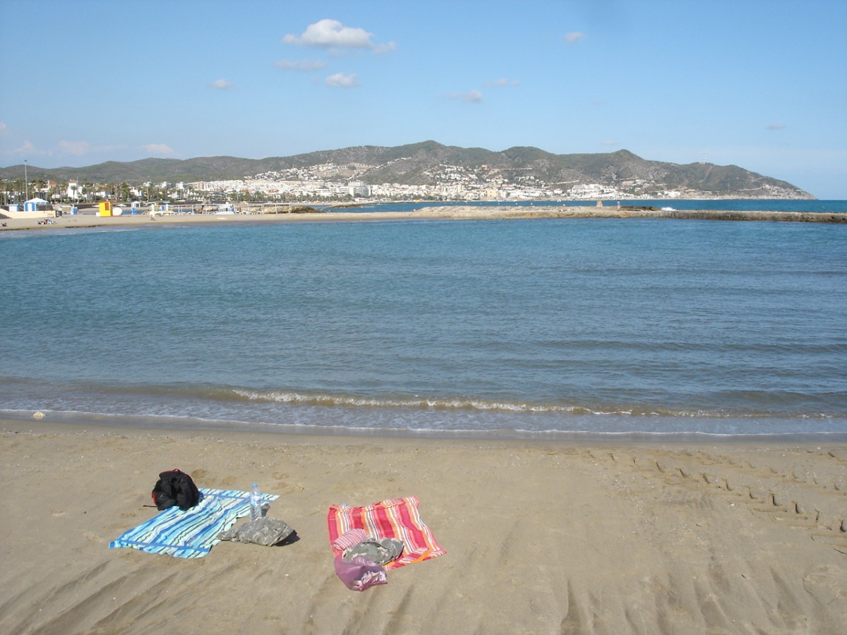 Playa Terramar en Sitges