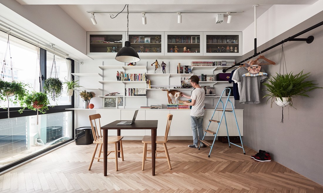 Un ‘loft’ diáfano y propio El apartamento está en Taipei