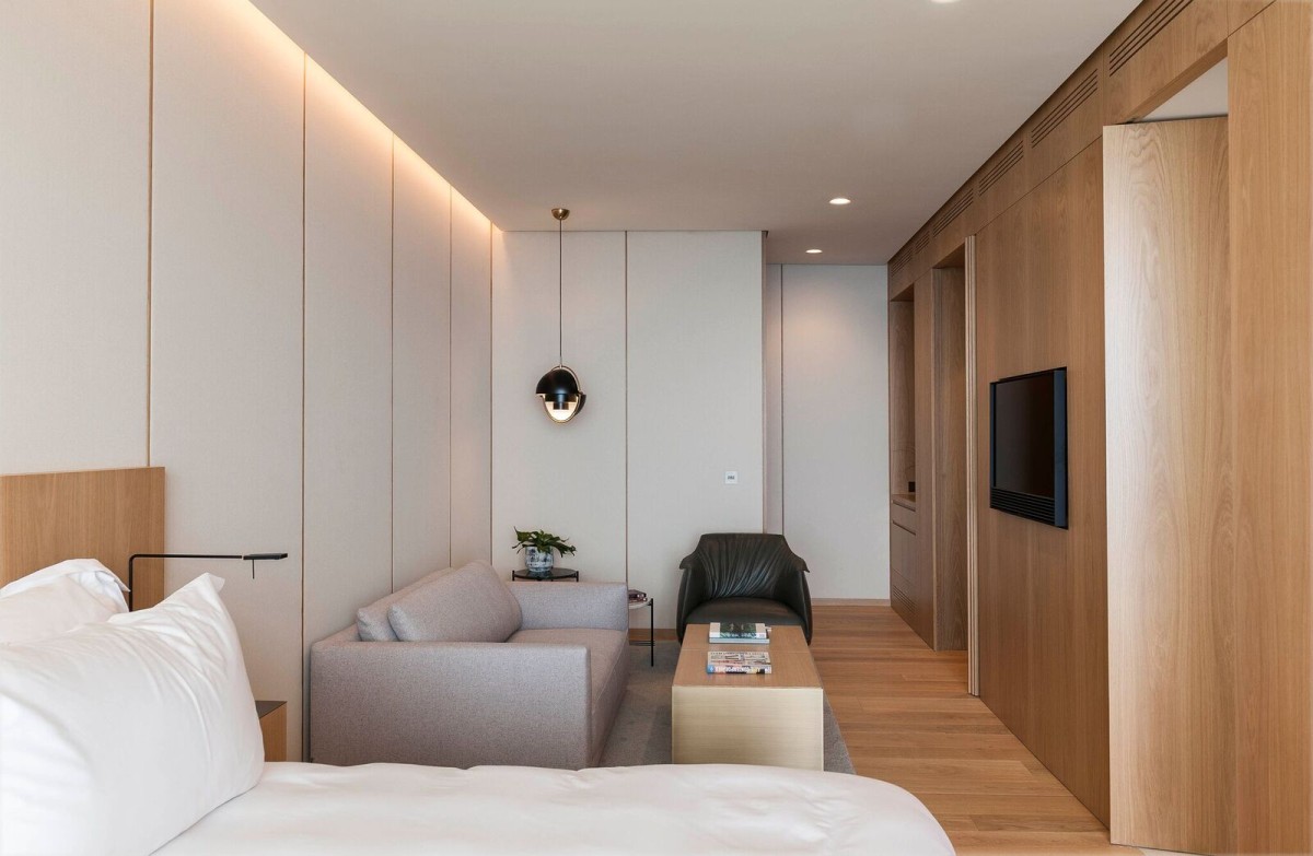 La decoración es nórdica