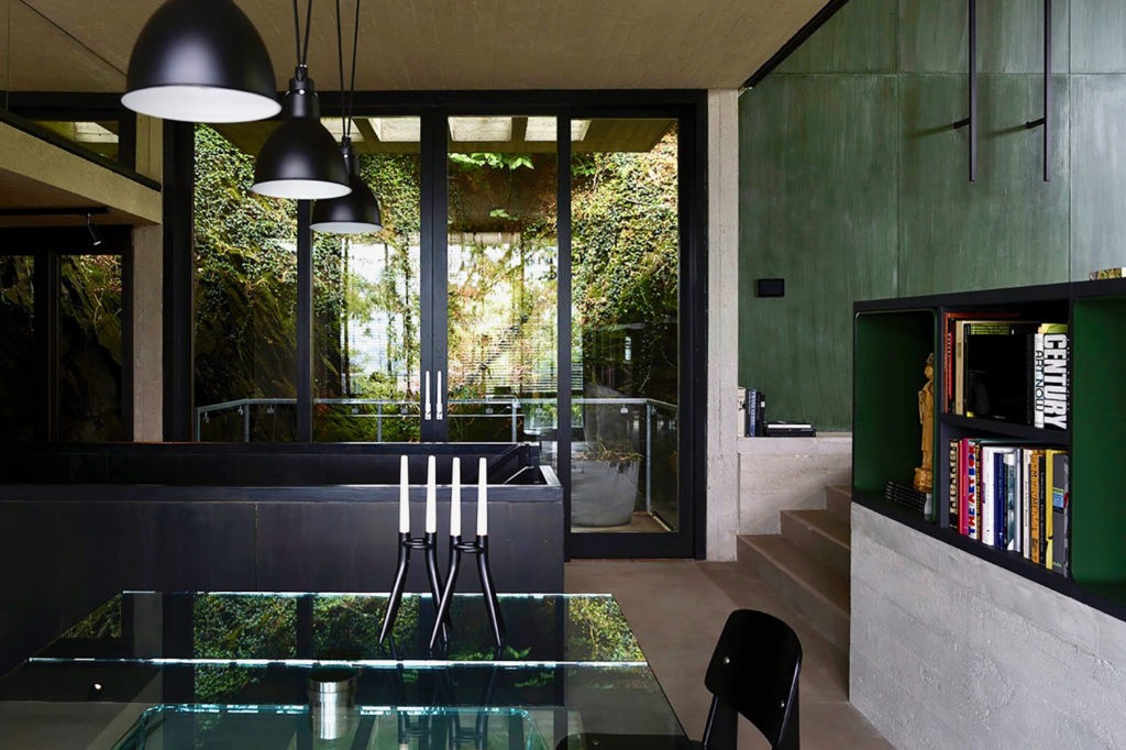 Interior de la villa