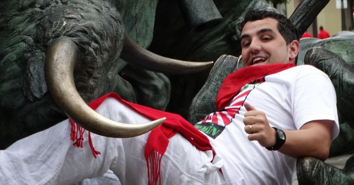 The running of the bulls in Pamplona is the highlight of the Sanfermines festival / Adam Jones/Flickr