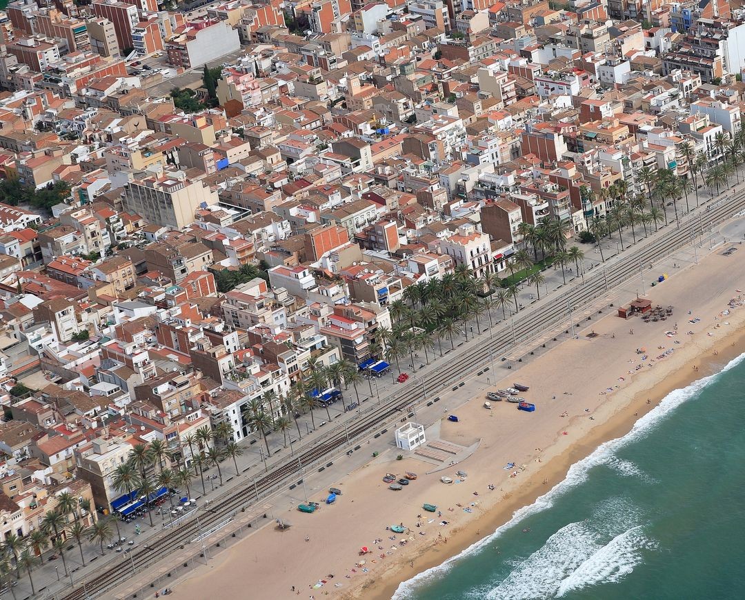 Playa Platja dels Patins de Vela, Badalona, Barcelona / Fuente: mapama.gob.es