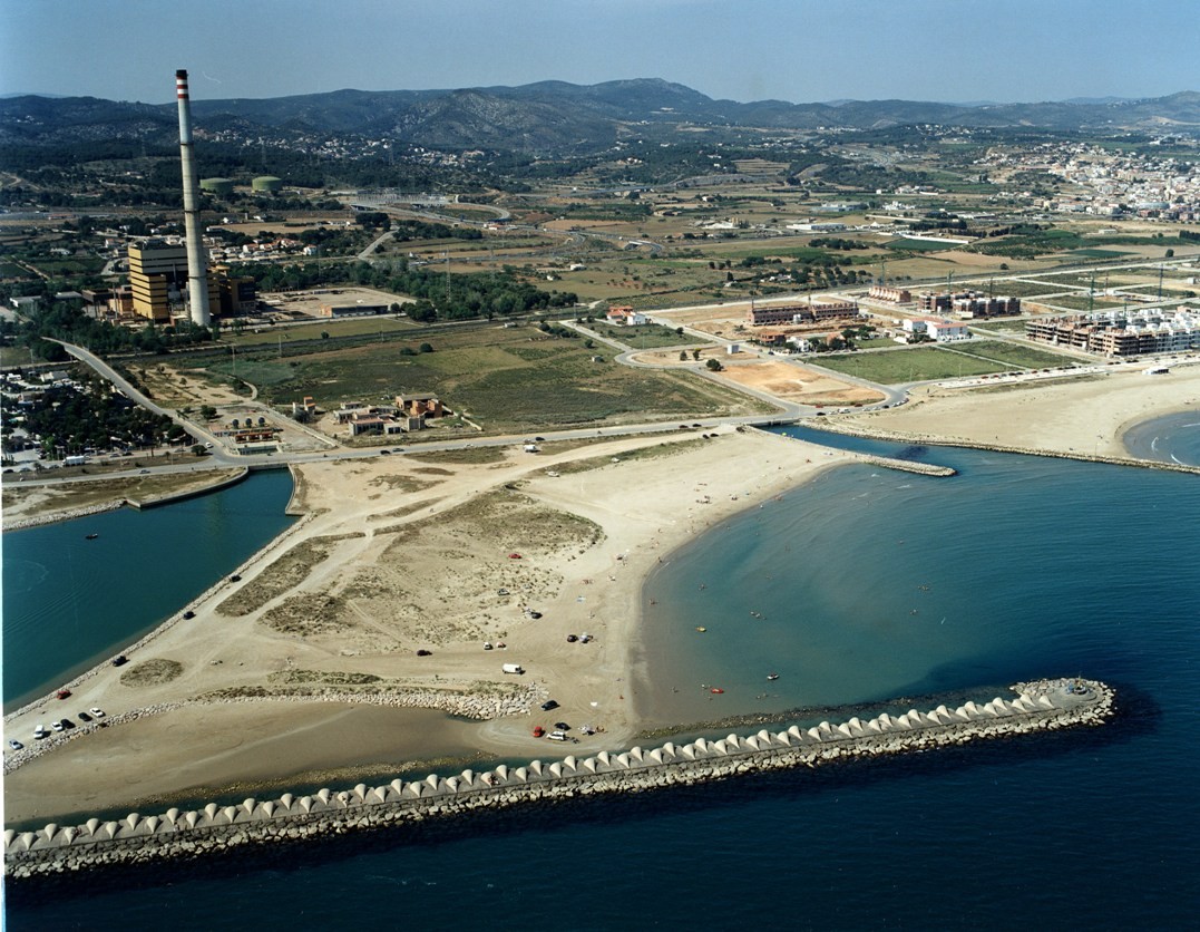 Playa Platja de les Salines, Cubelles, Barcelona / Fuente: mapama.gob.es